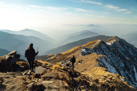 23:山地剥 三爻の図象