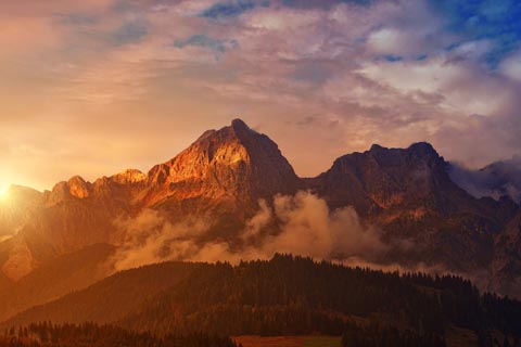 上卦(外卦) 艮卦の図象